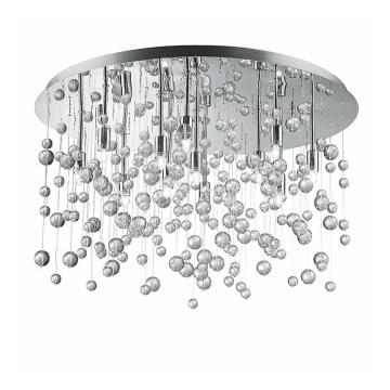 Ideal Lux - LED stropna svetilka NEVE 12xG9/3W/230V, premer 63 cm, sijajni krom