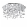 Ideal Lux - LED stropna svetilka NEVE 15xG9/3W/230V premer 80 cm sijajni krom