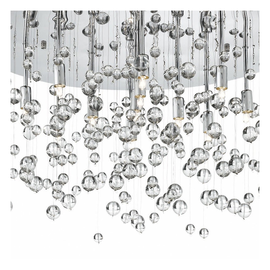 Ideal Lux - LED Stropna svetilka NEVE 8xG9/3W/230V pr. 40,5 cm sijajni krom