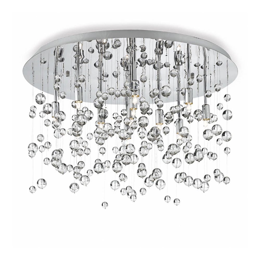 Ideal Lux - LED Stropna svetilka NEVE 8xG9/3W/230V pr. 40,5 cm sijajni krom