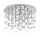 Ideal Lux - LED Stropna svetilka NEVE 8xG9/3W/230V pr. 40,5 cm sijajni krom