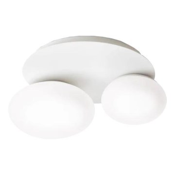 Ideal Lux - LED Stropna svetilka NINFEA 2xGX53/9W/230V bela