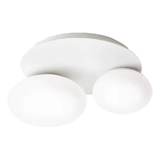 Ideal Lux - LED Stropna svetilka NINFEA 2xGX53/9W/230V bela