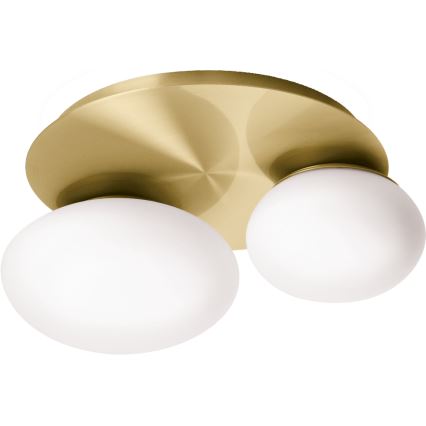 Ideal Lux - LED Stropna svetilka NINFEA 2xLED/9W/230V zlata