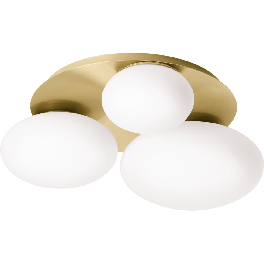 Ideal Lux - LED Stropna svetilka NINFEA 3xGX53/9W/230V zlata