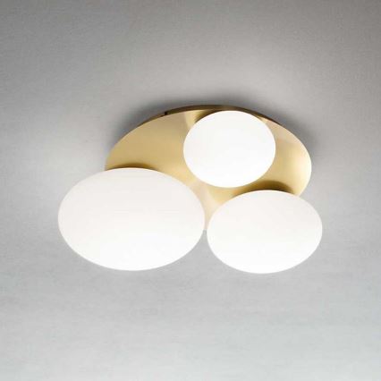 Ideal Lux - LED Stropna svetilka NINFEA 3xGX53/9W/230V zlata