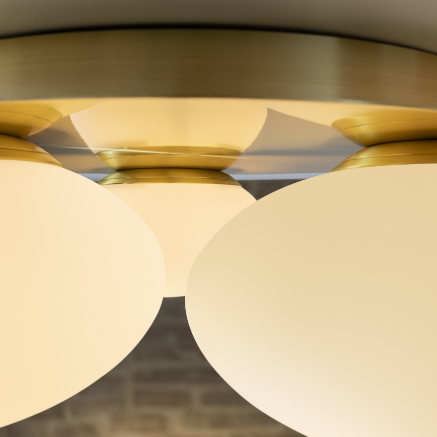 Ideal Lux - LED Stropna svetilka NINFEA 3xGX53/9W/230V zlata