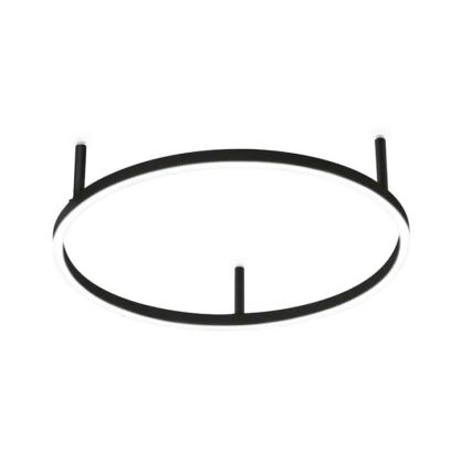 Ideal Lux - LED stropna svetilka ORACLE SLIM LED/29W/230V 3000K CRI 90 Ø 50 cm črna