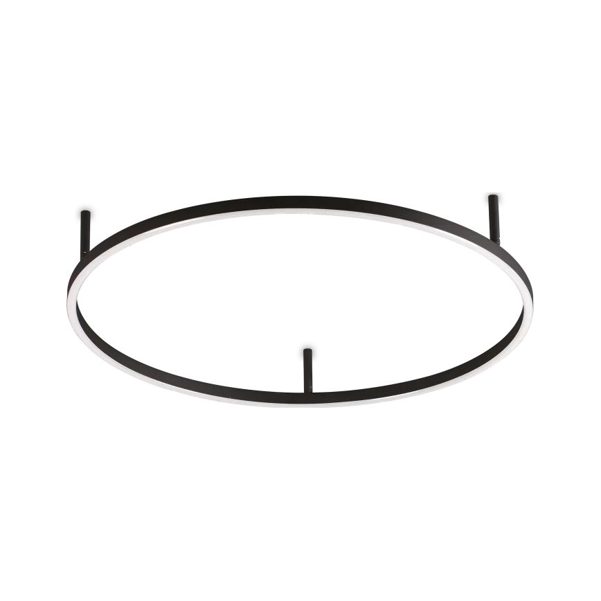 Ideal Lux - LED Stropna svetilka ORACLE SLIM LED/37W/230V 2700K pr. 70 cm črna