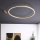 Ideal Lux - LED stropna svetilka ORACLE SLIM LED/37W/230V 3000K CRI 90 Ø 70 cm zlata