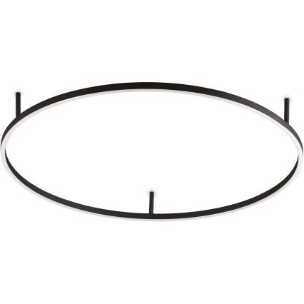 Ideal Lux - LED stropna svetilka ORACLE SLIM LED/53W/230V 3000K CRI 90 premer 90 cm črna
