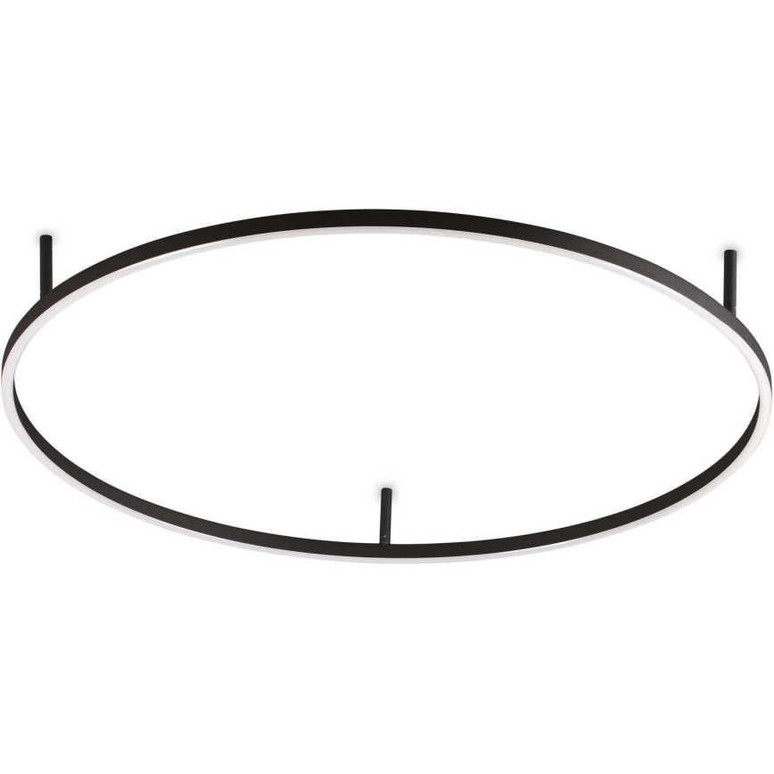 Ideal Lux - LED stropna svetilka ORACLE SLIM LED/53W/230V 3000K CRI 90 premer 90 cm črna
