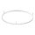 Ideal Lux - LED Stropna svetilka ORACLE SLIM LED/53W/230V 4000K pr. 90 cm bela