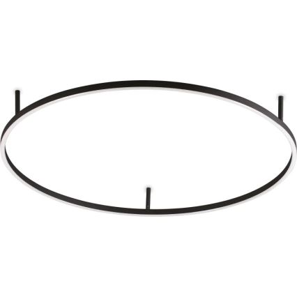Ideal Lux - LED Stropna svetilka ORACLE SLIM LED/53W/230V 4000K pr. 90 cm črna