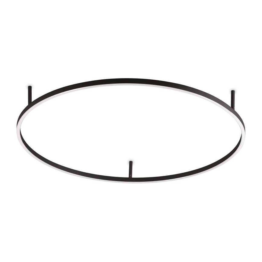 Ideal Lux - LED stropna svetilka ORACLE SLIM LED/53W/230V 4000K CRI 90, premer 90 cm, črna
