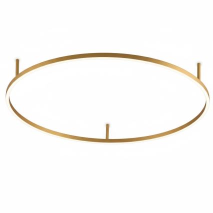 Ideal Lux - LED stropna svetilka ORACLE SLIM LED/53W/230V 4000K CRI 90 Ø 90 cm zlata