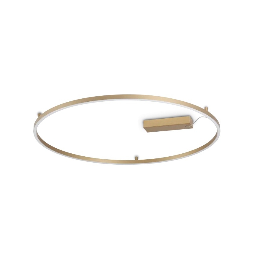 Ideal Lux - LED stropna svetilka ORACLE SLIM LED/53W/230V 3000K CRI 90 premer 90 cm zlata