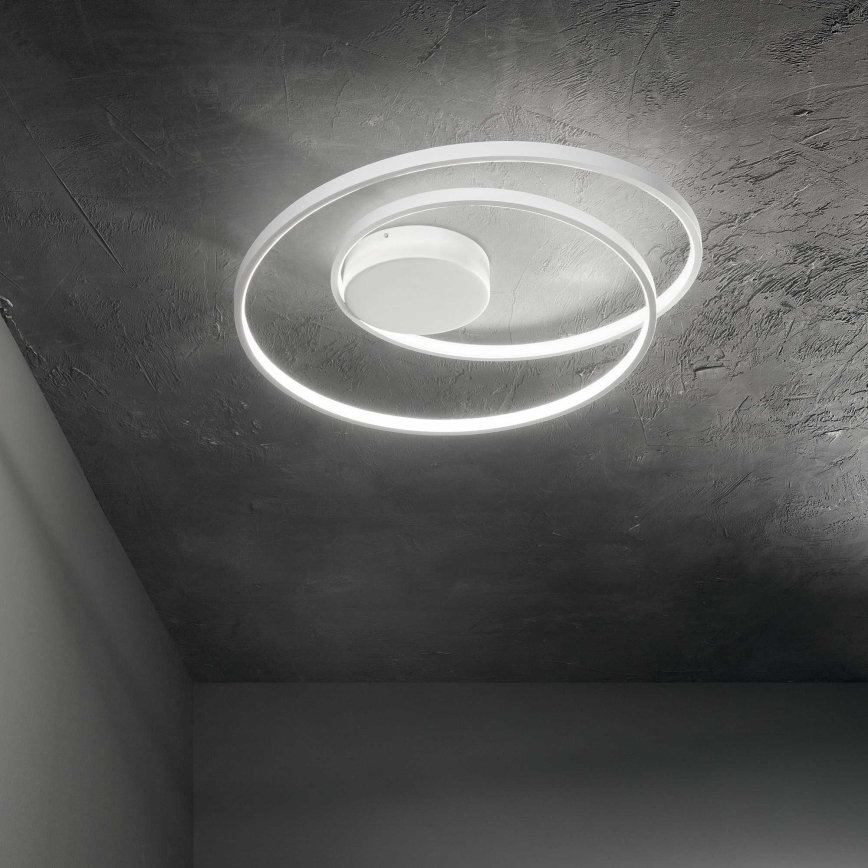 Ideal Lux - LED Stropna svetilka OZ LED/47W/230V pr. 60 cm CRI 90 bela