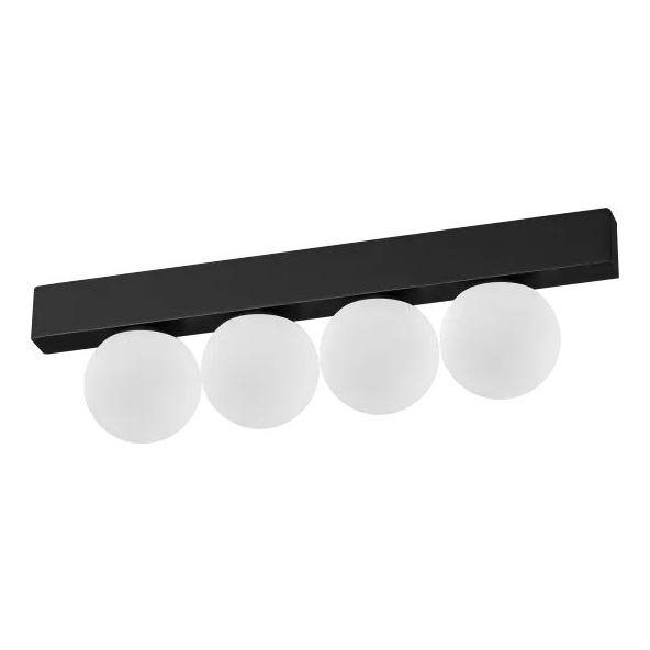 Ideal Lux - LED Stropna svetilka PING PONG 4xLED/3W/230V CRI 90 črna