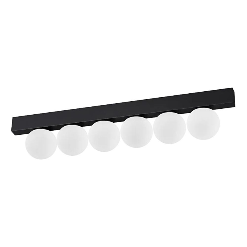 Ideal Lux - LED Stropna svetilka PING PONG 6xLED/3W/230V CRI 90 črna