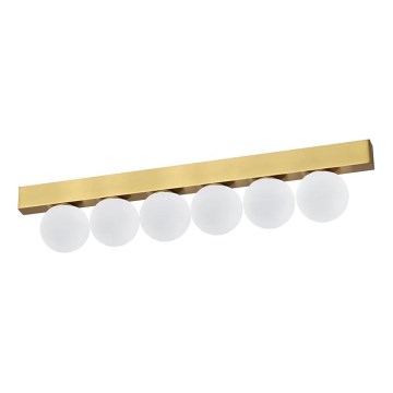 Ideal Lux - LED Stropna svetilka PING PONG 6xLED/3W/230V CRI 90 medenina