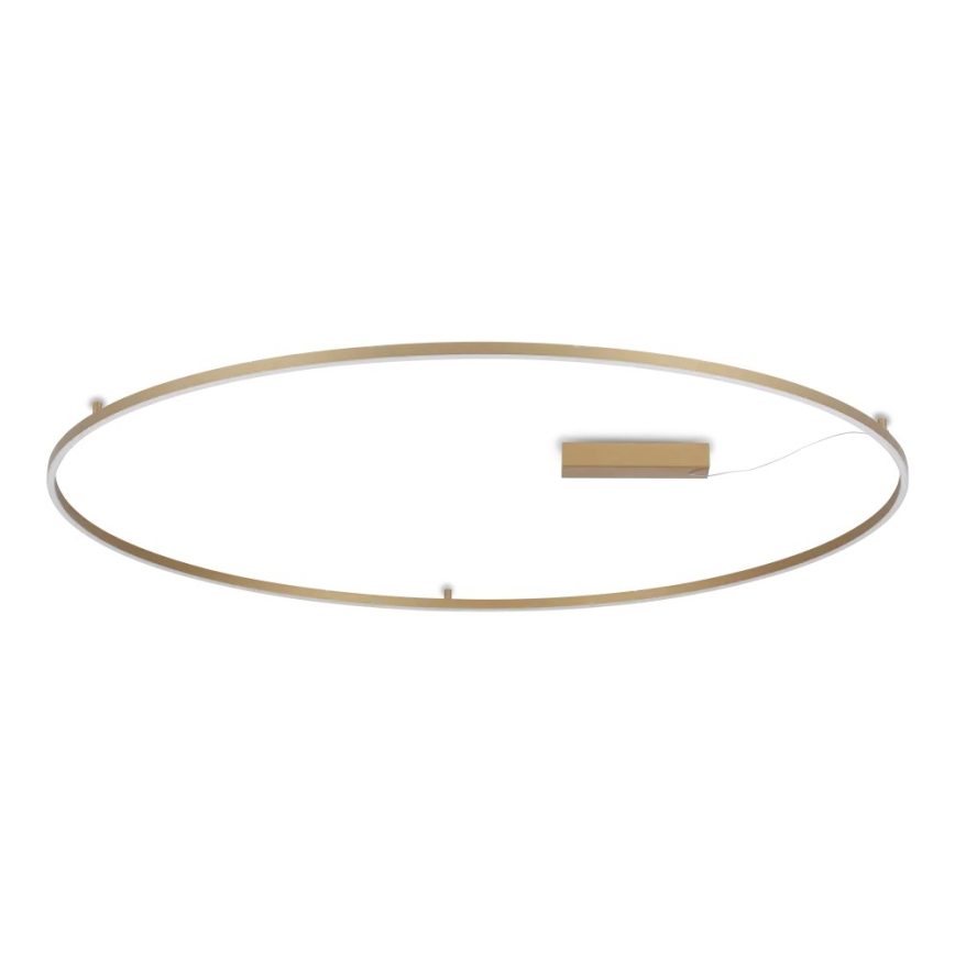 Ideal Lux - LED stropna svetilka ORACLE SLIM LED/81W/230V 3000K CRI 90 premer 150 cm zlata