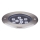 Ideal Lux - LED Svetilka za dovozno pot FLOOR LED/12W/230V pr. 14 cm CRI 90 IP67 sijajni krom