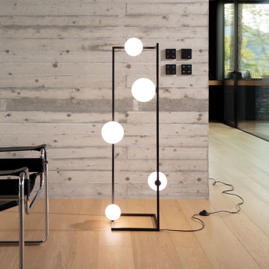 Ideal Lux - LED Talna svetilka ANGOLO 5xG9/3W/230V črna