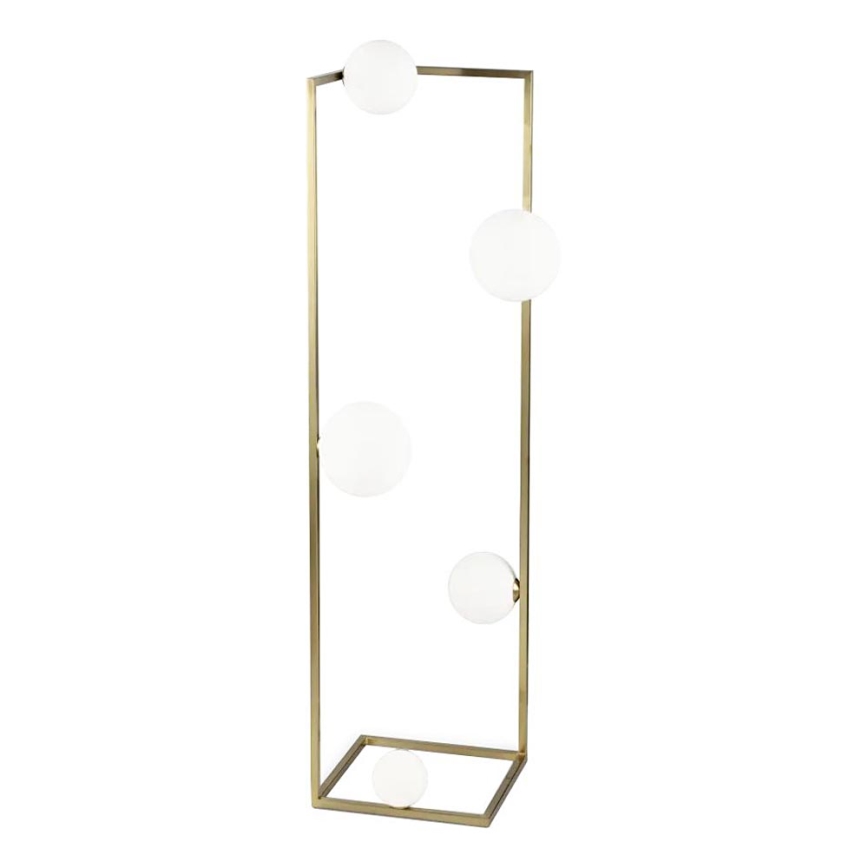Ideal Lux - LED Talna svetilka ANGOLO 5xG9/3W/230V medenina