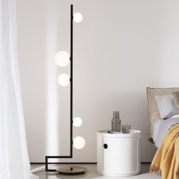 Ideal Lux - LED Talna svetilka BIRDS 5xG9/3W/230V črna/zlata