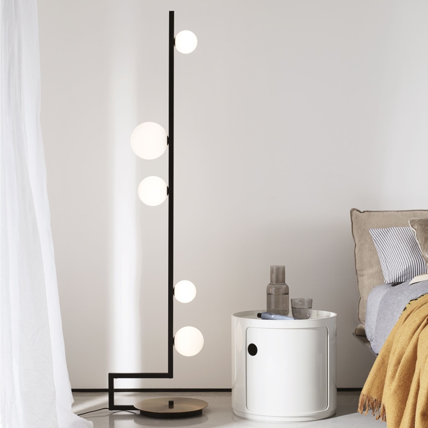 Ideal Lux - LED Talna svetilka BIRDS 5xG9/3W/230V črna/zlata