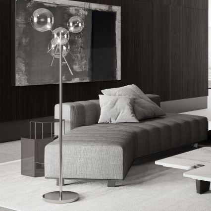Ideal Lux - LED Talna svetilka EQUINOXE 4xG4/2W/230V sijajni krom/prozorna