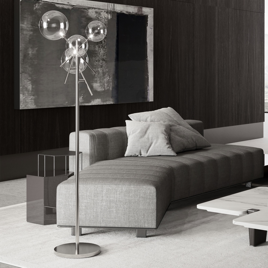 Ideal Lux - LED Talna svetilka EQUINOXE 4xG4/2W/230V sijajni krom/prozorna