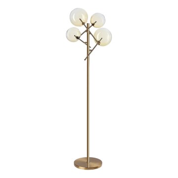 Ideal Lux - LED Talna svetilka EQUINOXE 4xG4/2W/230V medenina/dimna