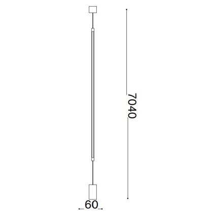 Ideal Lux - LED Talna svetilka FILO LED/14W/230V 3000K CRI 90 bela