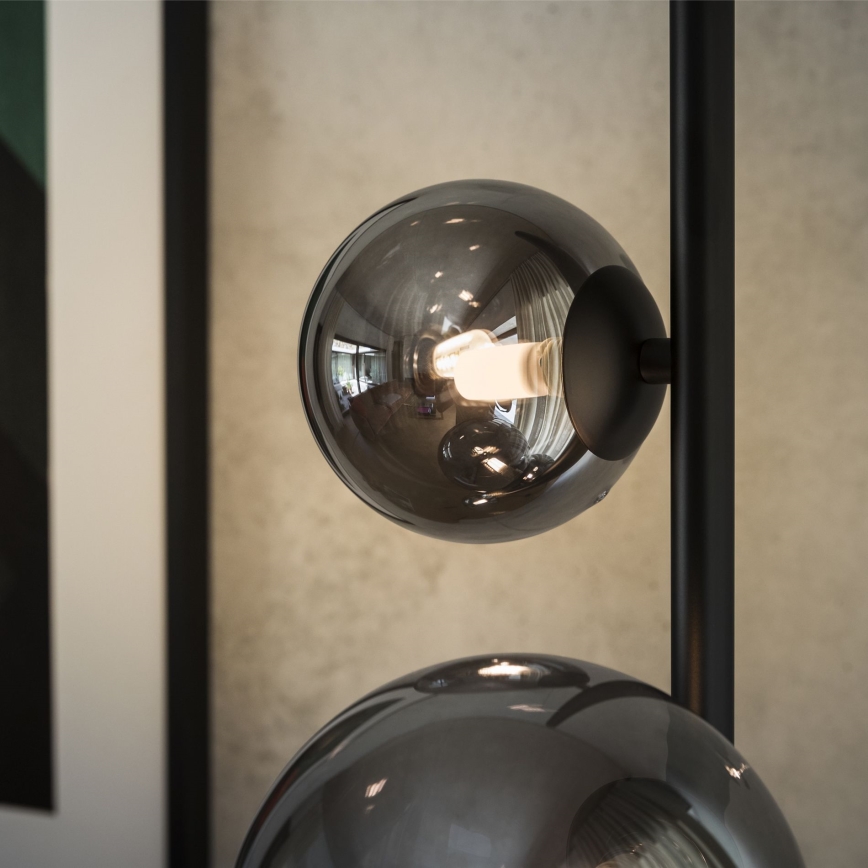 Ideal Lux - LED Talna svetilka PERLAGE 4xG9/3W/230V črna/dimna