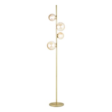 Ideal Lux - LED Talna svetilka PERLAGE 4xG9/3W/230V zlata/dimna