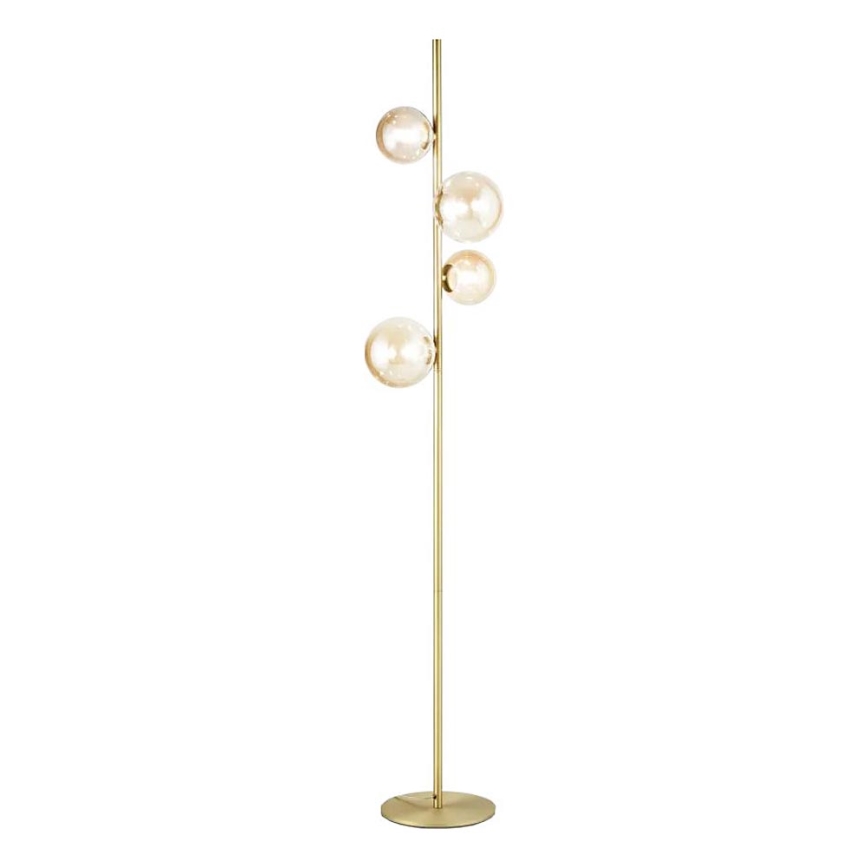 Ideal Lux - LED Talna svetilka PERLAGE 4xG9/3W/230V zlata/dimna