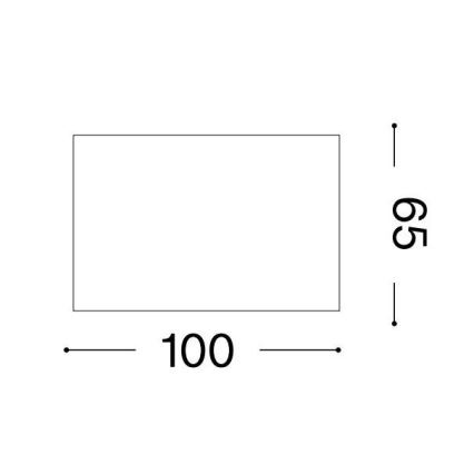 Ideal Lux - LED točkovna svetilka SPIKE 1xGX53/9W/230V 10x10 cm zlata