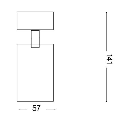 Ideal Lux - LED točkovno svetilo DYNAMITE 1xGU10/7W/230V CRI 90 medenina