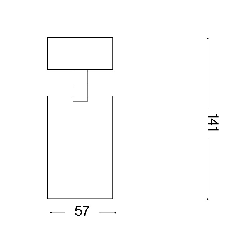 Ideal Lux - LED točkovno svetilo DYNAMITE 1xGU10/7W/230V CRI 90 medenina