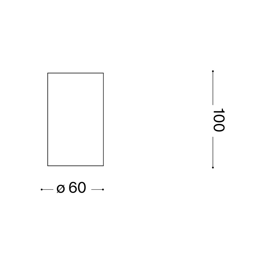 Ideal Lux - LED točkovno svetilo LOOK 1xGU10/7W/230V CRI 90, premer 6 cm, medenina