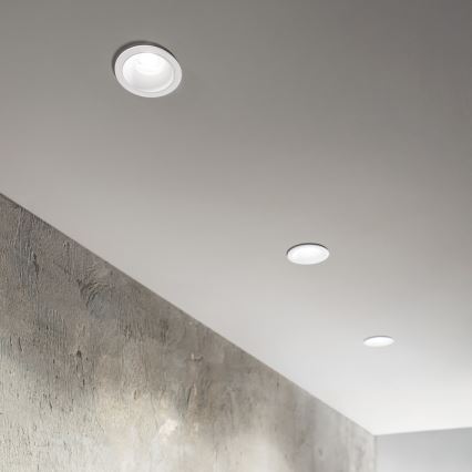 Ideal Lux - LED vgradno stropno svetilo GAME TRIM LED/11W/230V 4000K CRI 90 Ø 8,5 cm IP40 belo