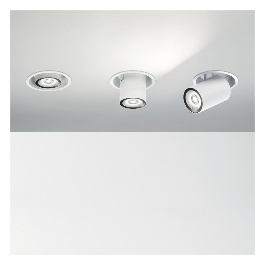 Ideal Lux - LED vgradna stropna točkovna svetilka NOVA LED/12W/230V CRI 90 premer 10 cm črna