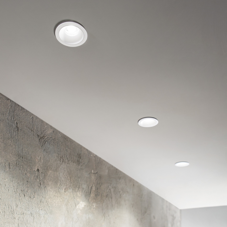 Ideal Lux - LED vgradna stropna svetilka GAME TRIM LED/11W/230V 3000K CRI 90 premer 8,5 cm IP40 bela