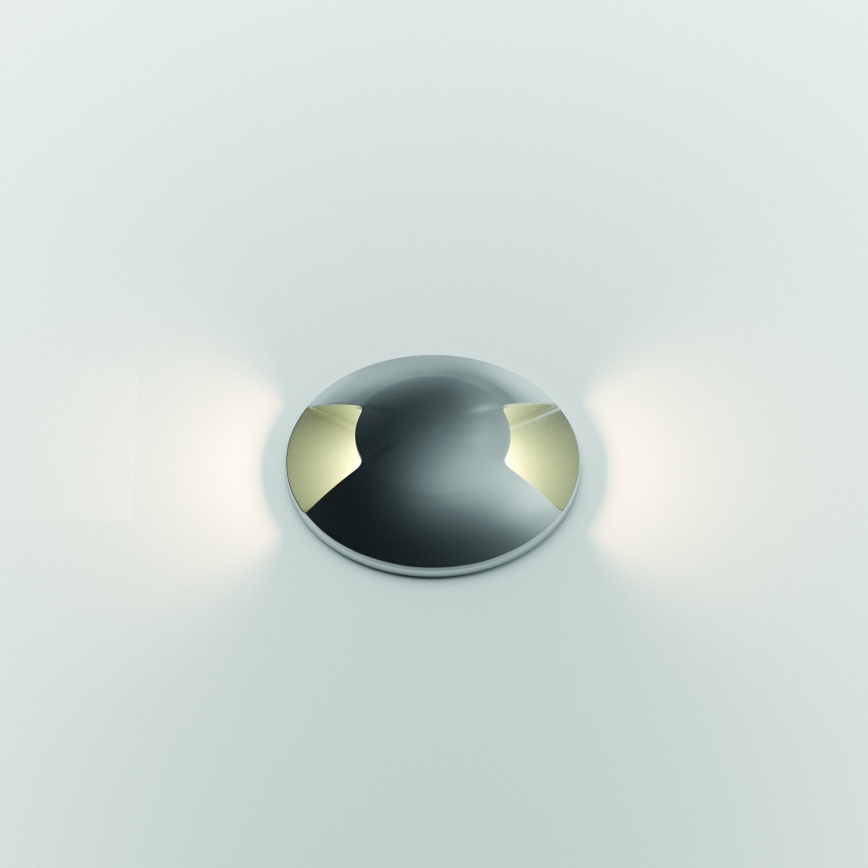 Ideal Lux - LED vgradno talno svetilo ROCKET LED/3W/230V CRI 90 IK08 IP67 mat krom