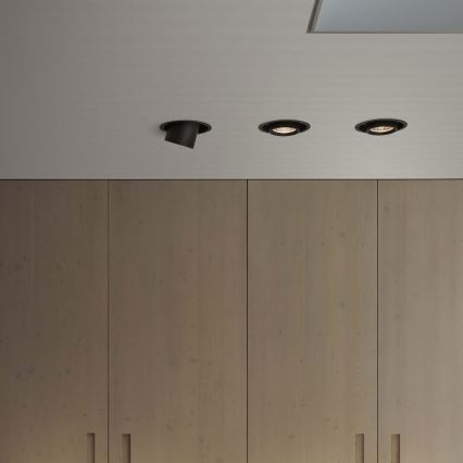 Ideal Lux - LED vgradna stropna točkovna svetilka NOVA LED/12W/230V 4000K CRI 90, premer 10 cm, črna