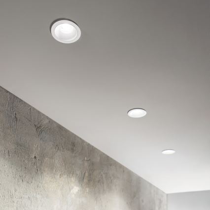 Ideal Lux - LED vgradna stropna svetilka GAME TRIM LED/5,5W/230V 3000K CRI 90 premer 5,8 cm bela