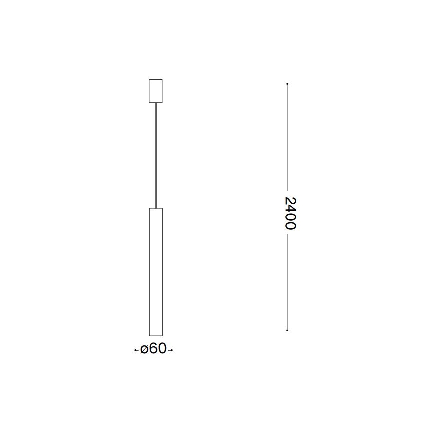 Ideal Lux - LED Viseča svetilka 1xGU10/7W/230V CRI90
