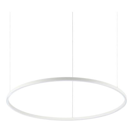 Ideal Lux - viseči LED lestenec na jeklenem lanku ORACLE SLIM LED/53W/230V 4000K CRI 90, premer 90 cm, bela